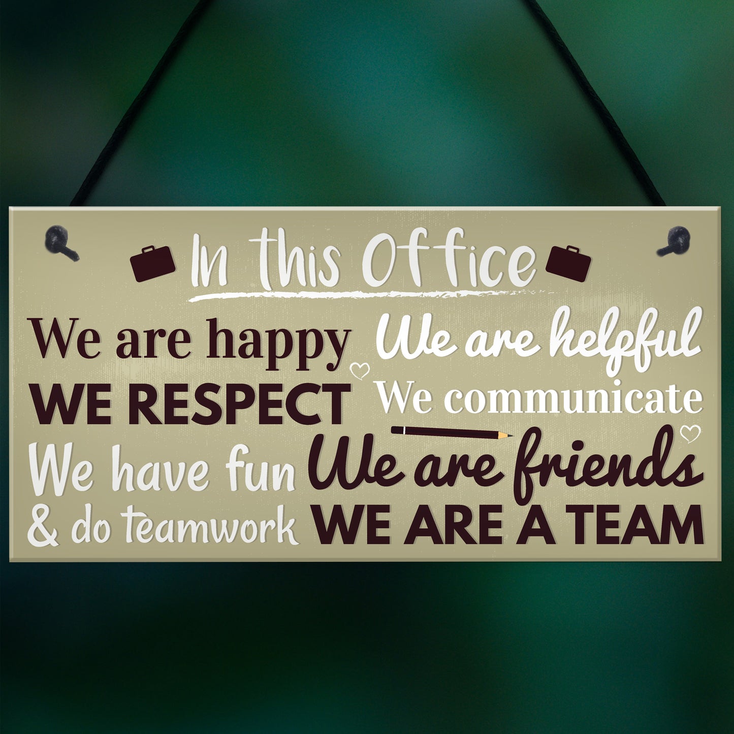 Office Funny Gift For Colleague Hanging Wall Plaques Doors Sign