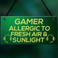 Funny Gamer Gift Gaming Sign For Bedroom Man Cave Son Xmas