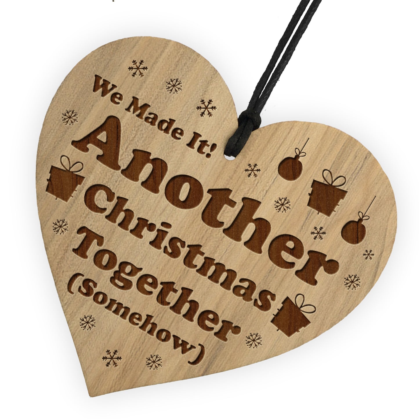 Funny Christmas Gift Engraved Heart Boyfriend Girlfriend Gifts