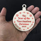 The Year Of The Vaccine Wooden Hanging Tree Decoration Memory