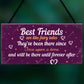 Birthday Gift For Best Friend Hanging Plaque Christmas Card Gift