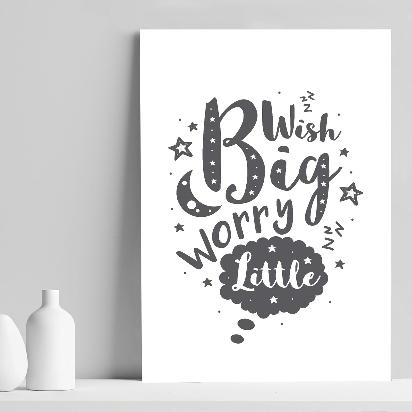 Grey Nursery Decoration Baby Nursery Print Boy Girl Room Decor