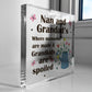 Nan Grandad Plaque Home Decor Christmas Birthday Gifts