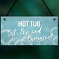 Novelty Hot Tub Signs For Garden Home Decor Gifts For Hot Tub
