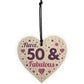 50 And Fabulous Gift 50 Birthday Decorations 50th Birthday Gifts