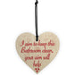 Bathroom Aim Clean Friendship Funny Toilet Soap Hanging Plaque