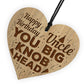 Funny Rude Birthday Gift For Uncle Engraved Heart Uncle Birthday