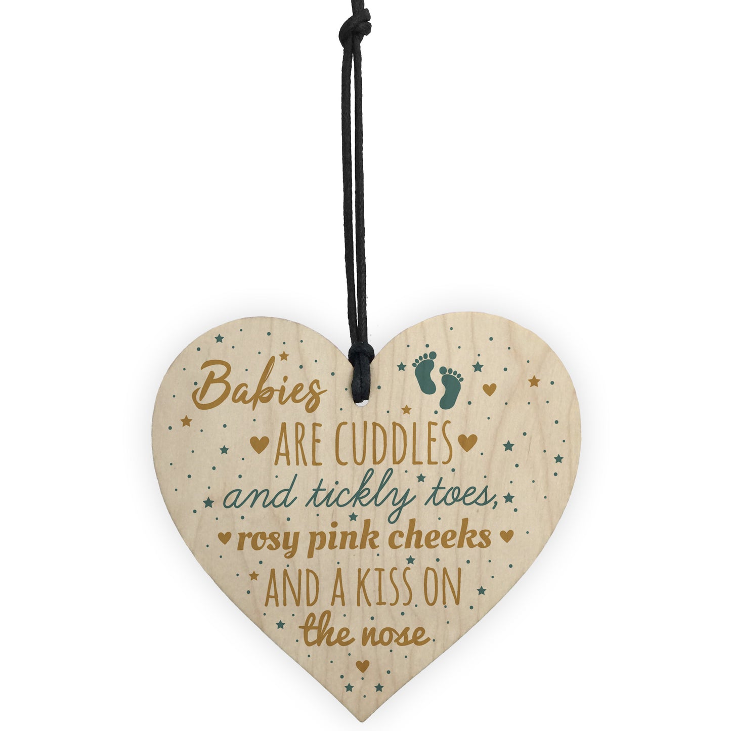 Mum To Be Present Wooden Heart Baby Shower Gift Plaque
