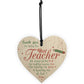 Thank You Best Teacher Gift Heart Best Nursery Gift For Children