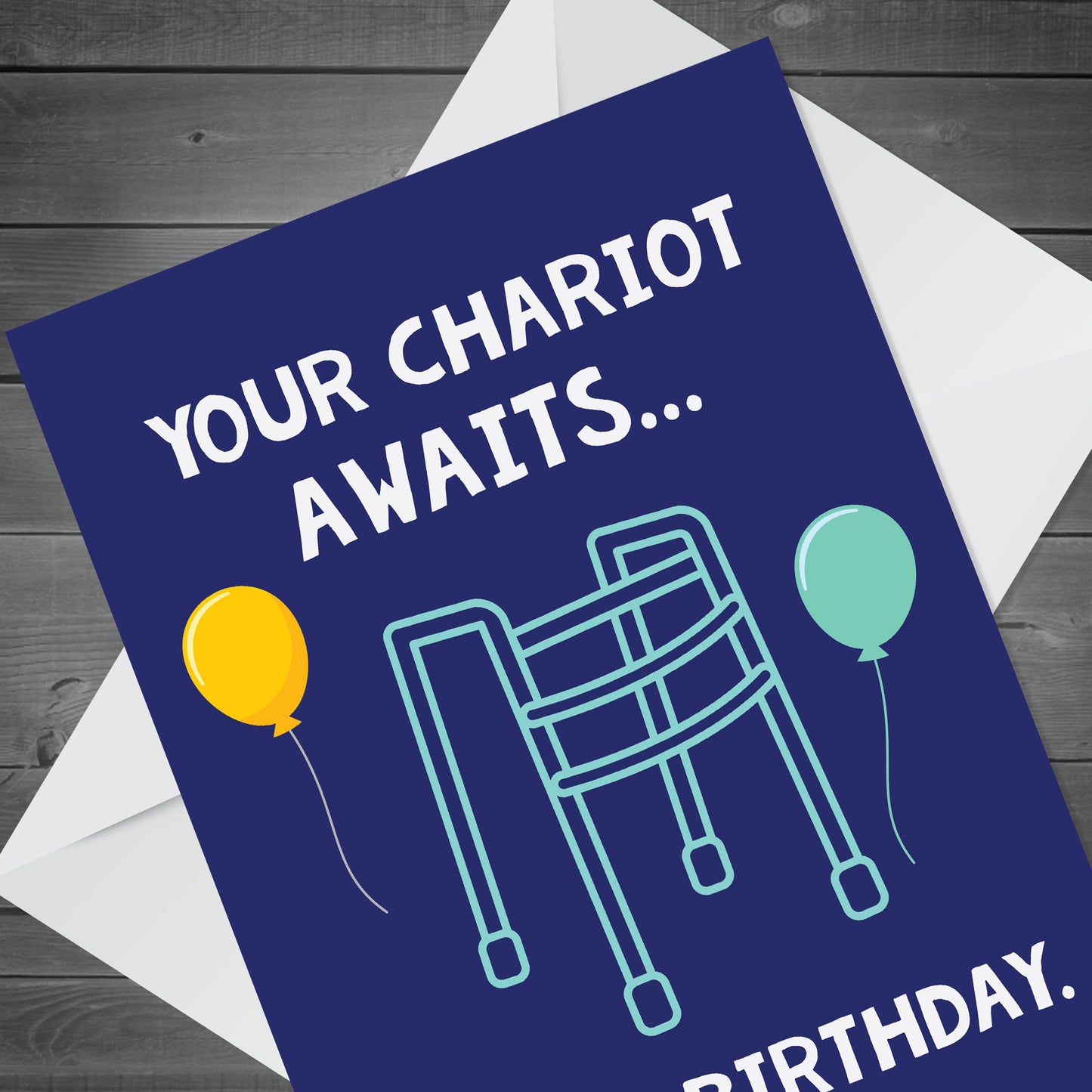 Funny Birthday Card for Mum Dad 50th 60th 70th 80th Joke Card