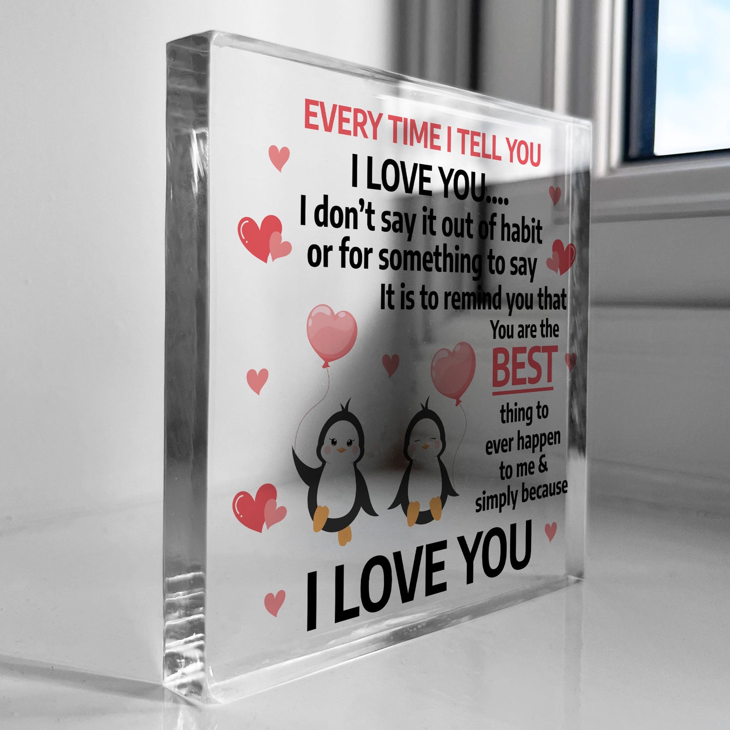 Penguin Couple Gifts for Her Him Girlfriend Boyfriend Wife