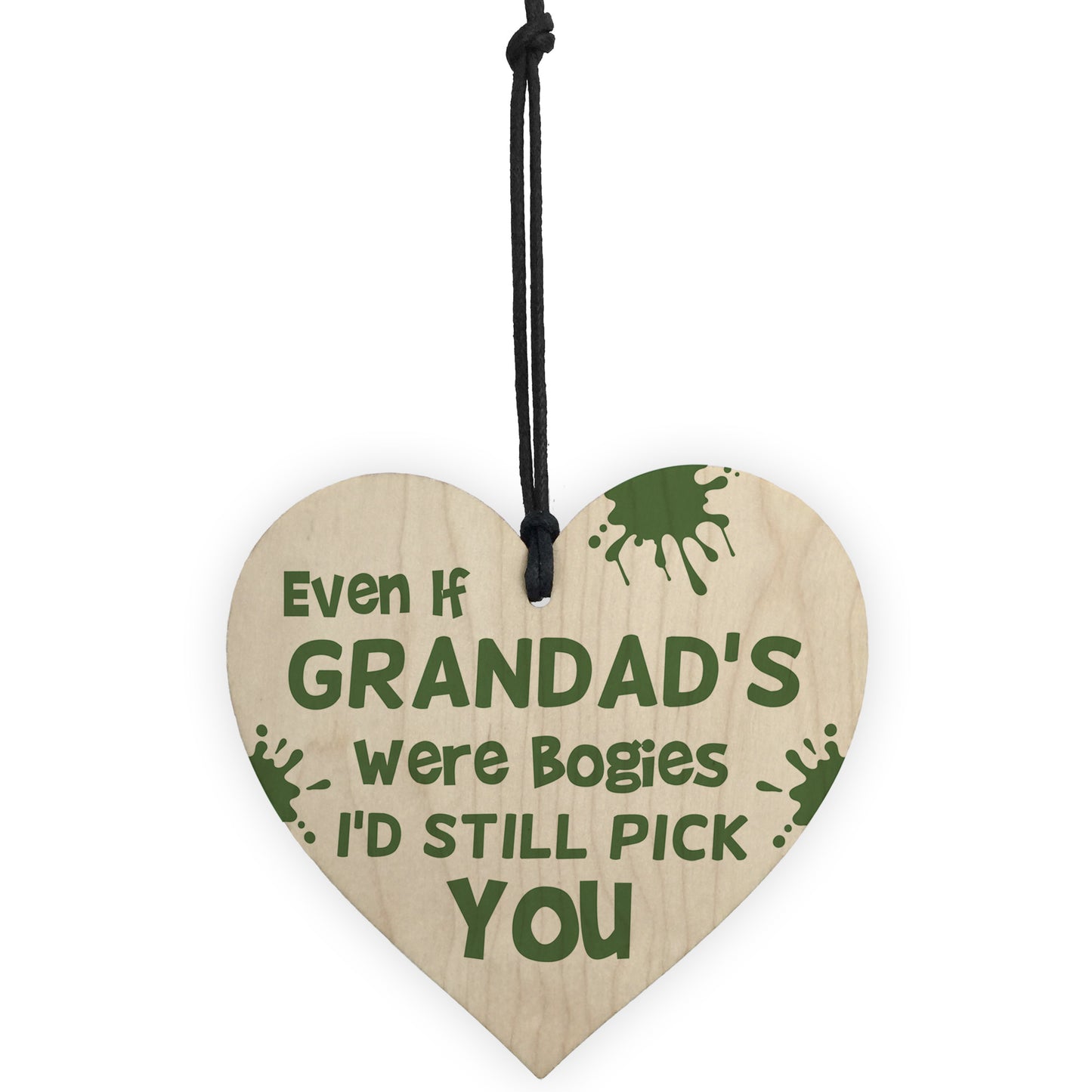 Funny Grandad Gifts Novelty Wooden Heart Birthday Grandad Gift