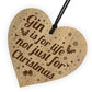 Best Friend Gift For Christmas Funny Gin Gift Engraved Heart
