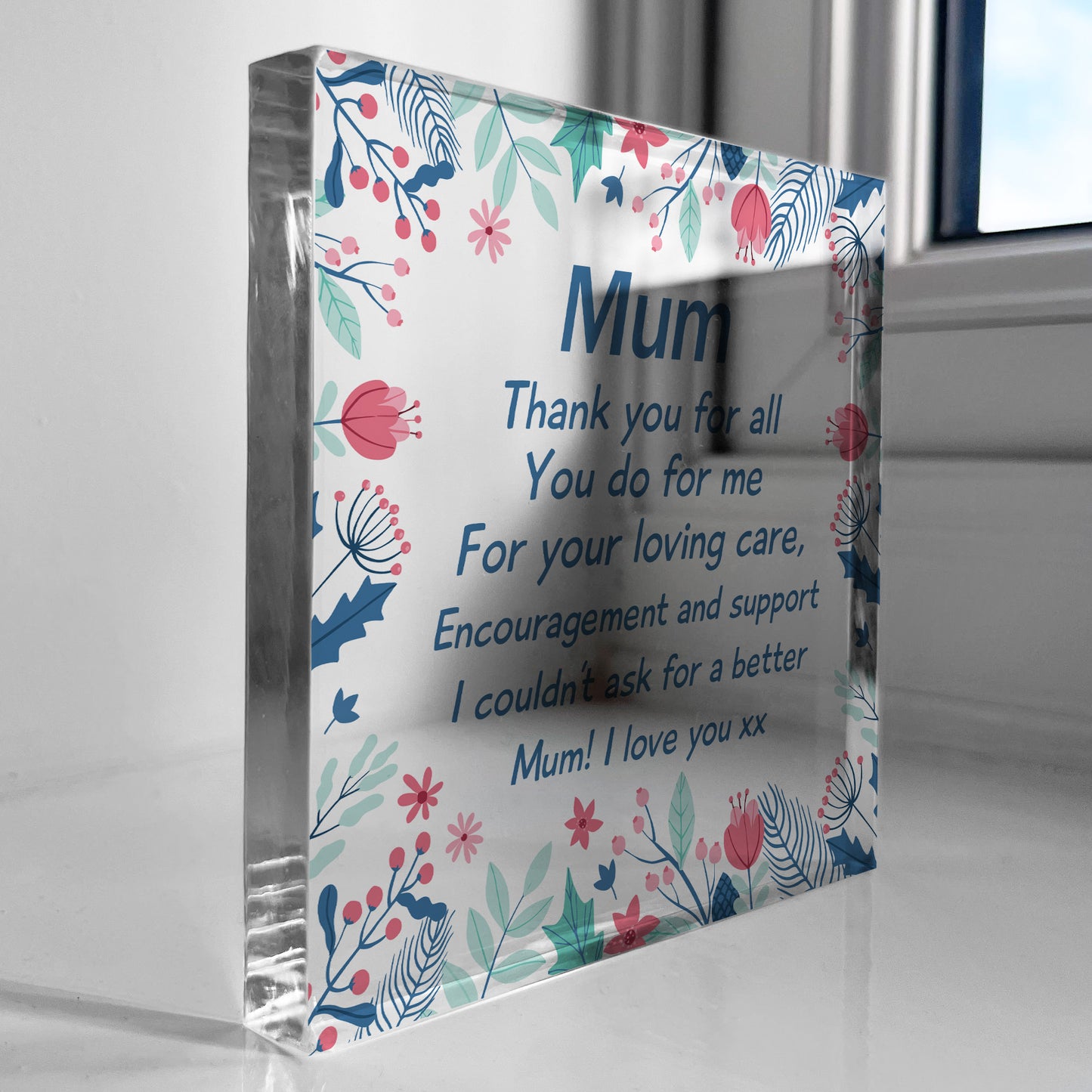 Mum Gifts I LOVE YOU Block Mum Gift For Birthday Christmas