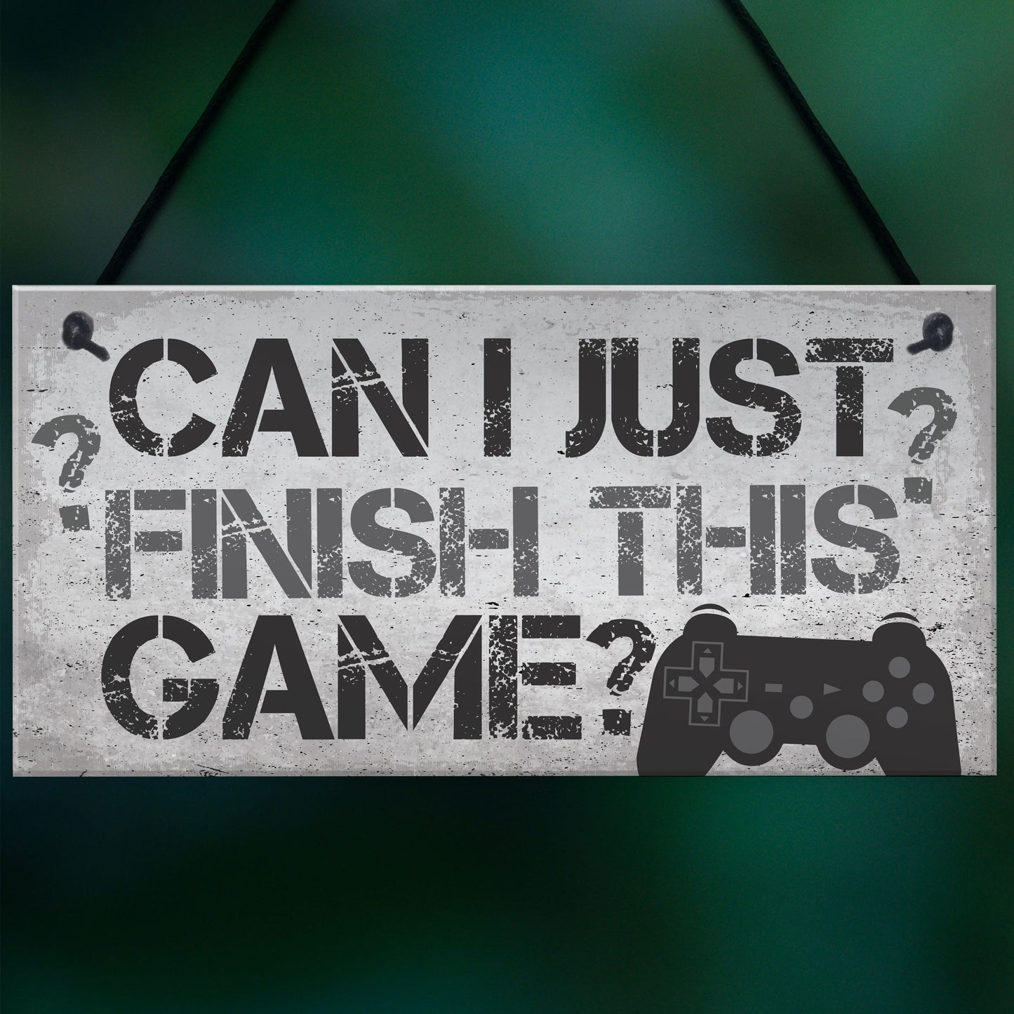 Hanging Gamer Sign Boys Bedroom Decor Boys Bedroom Wall Art
