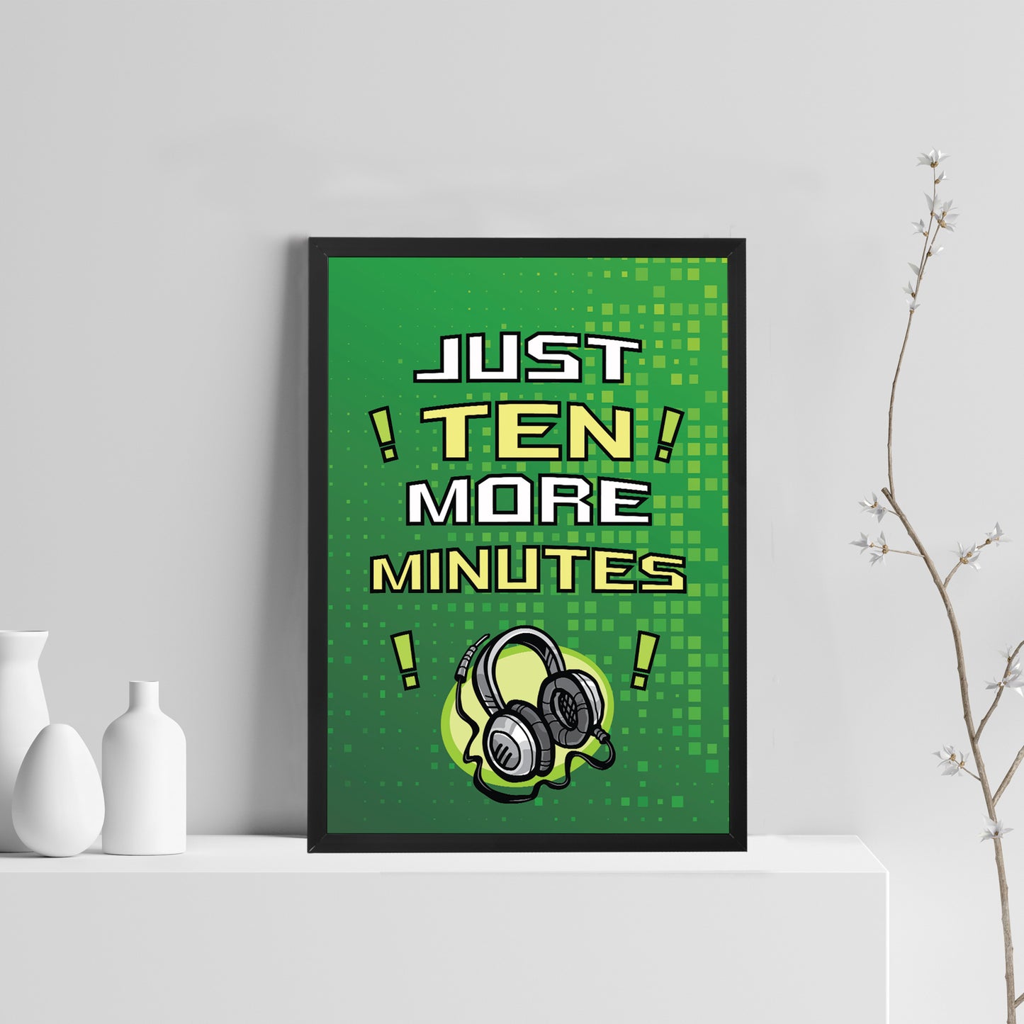 Framed Gaming Prints For Boys Bedroom Games Room Gamer Gifts