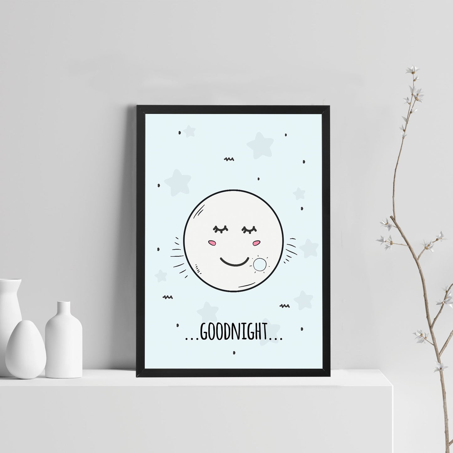FRAMED Nursery Print For Girl Bedroom Nursery Print For Boy Room