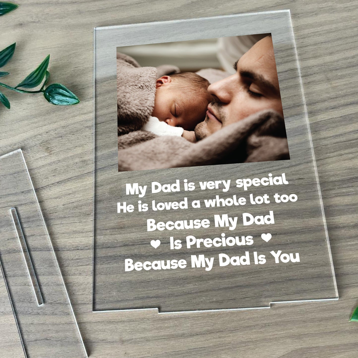 Dad Gifts From Son Daughter Personalised Photo Plaque