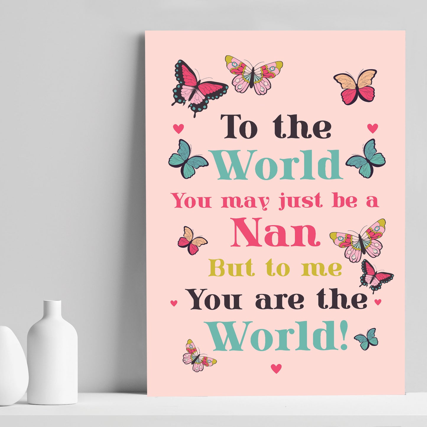 Birthday Christmas Gift For Nan A4 Print Special Thank You Gift