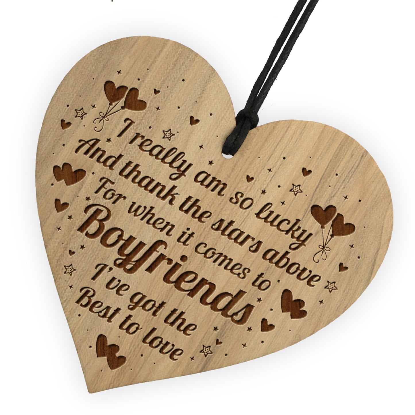 Boyfriend Gift Idea Engraved Heart Anniversary Birthday Xmas