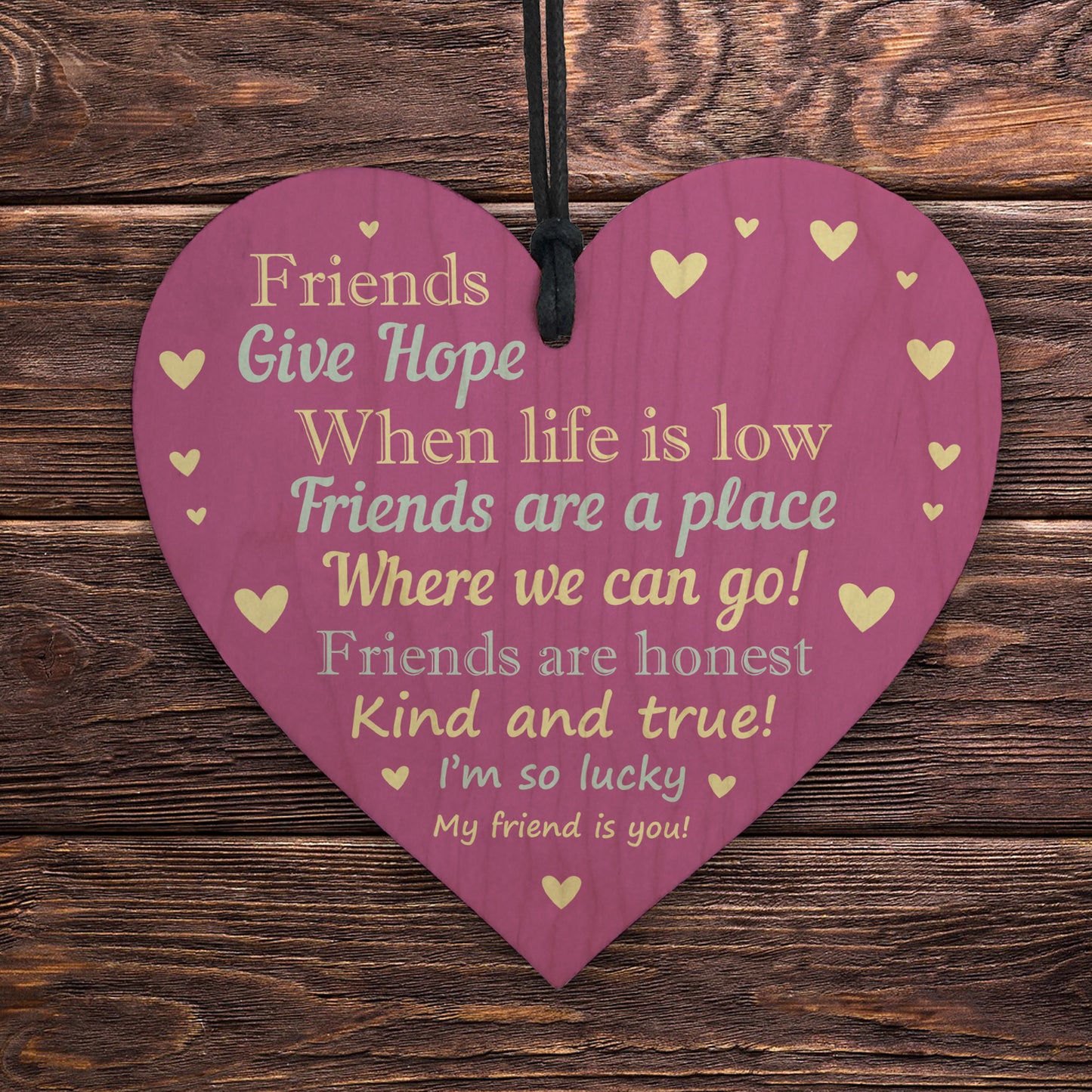 Friendship Heart Best Friend Gift Birthday Christmas