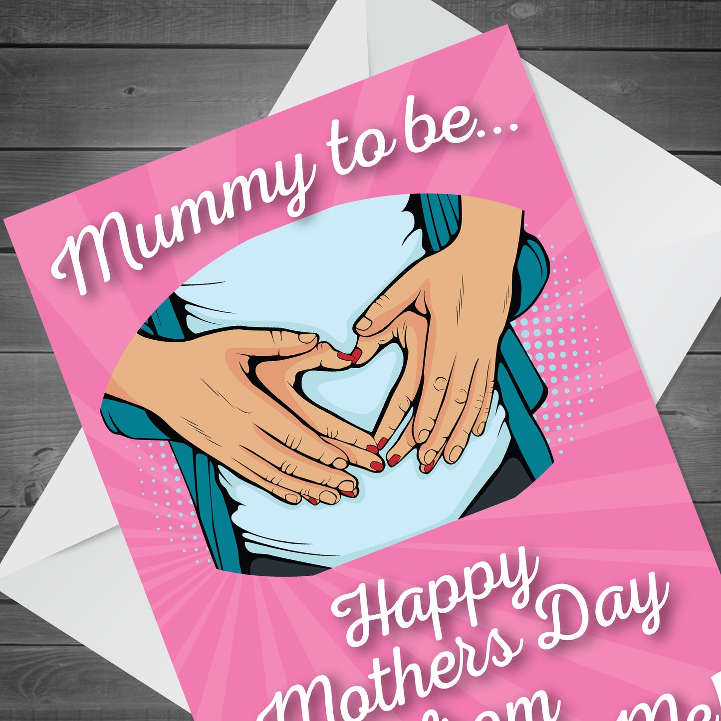 Mummy to Be Mothers Day Card From Baby Bump Cute Card