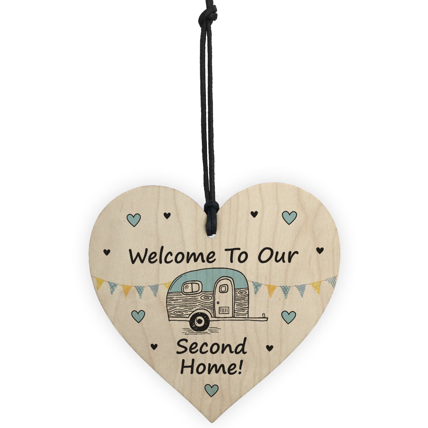 Caravan Sign Hanging Door Plaque Welcome Sign Second Home