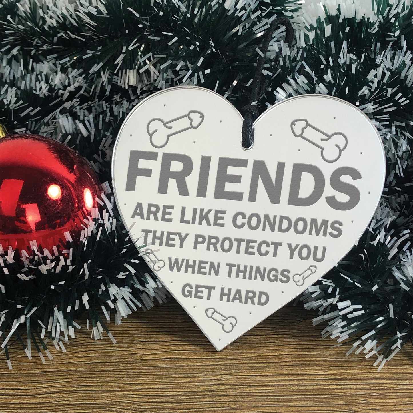 Engraved Friendship Gifts Engraved Heart Birthday Christmas Gift