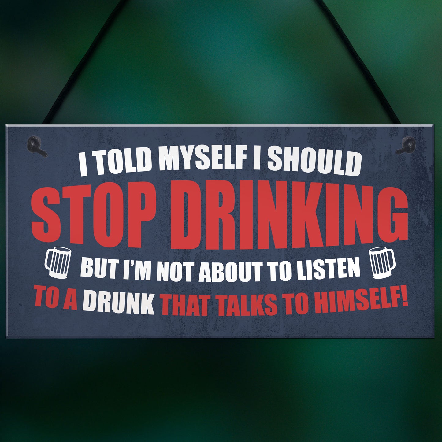 Funny Bar Sign For Man Cave Shed Garage Pub Alcohol Sign