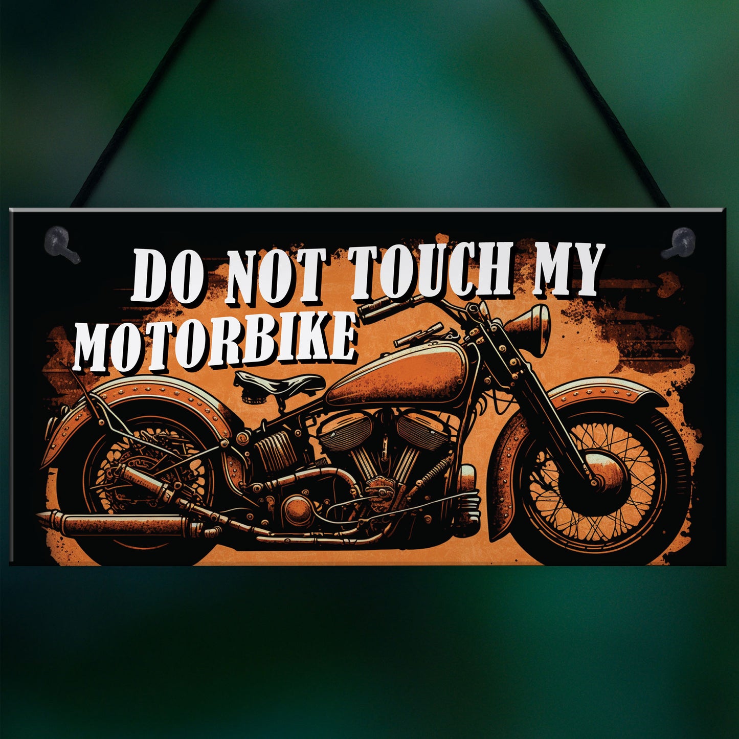 Funny Motorbike Sign Novelty Garage Man Cave Decor Signs Gifts