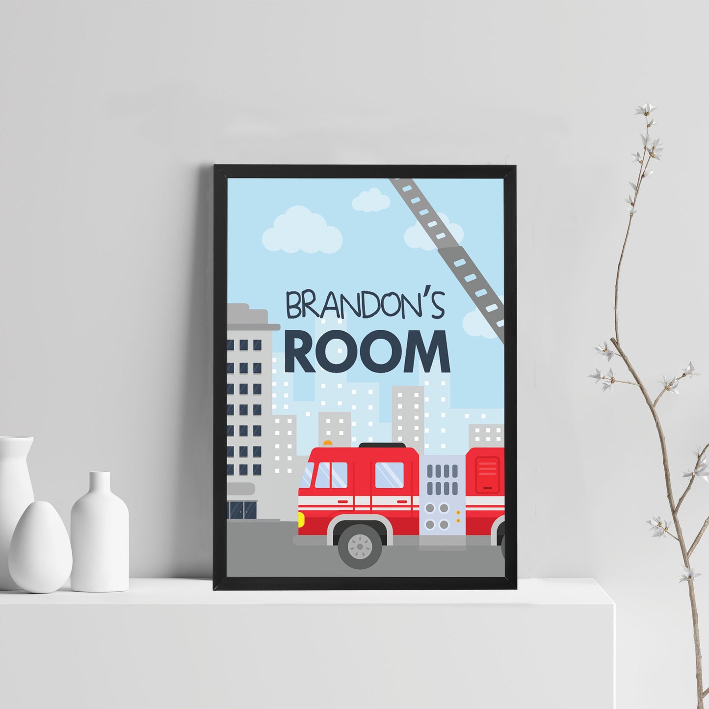 PERSONALISED Boys Bedroom Sign Any Name Little Boys Bedroom