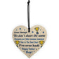 Special Fathers Day Gift For Stepdad Wood Heart Thank You Gift