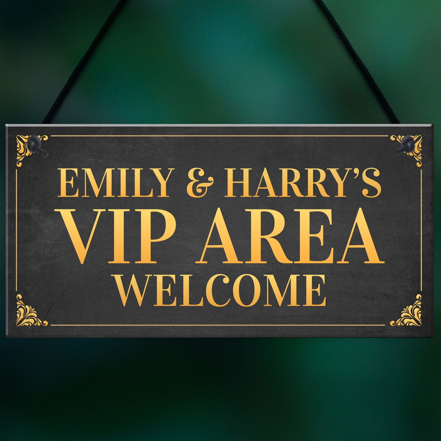 VIP AREA PERSONALISED Home Bar Sign Man Cave Gifts Garden
