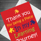 End of Term Thank You Card For Teacher Teaching Assistant Card