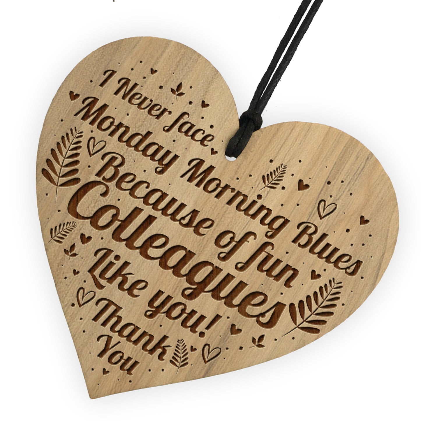 Colleague Gifts Funny Friendship Gift Engraved Heart Birthday