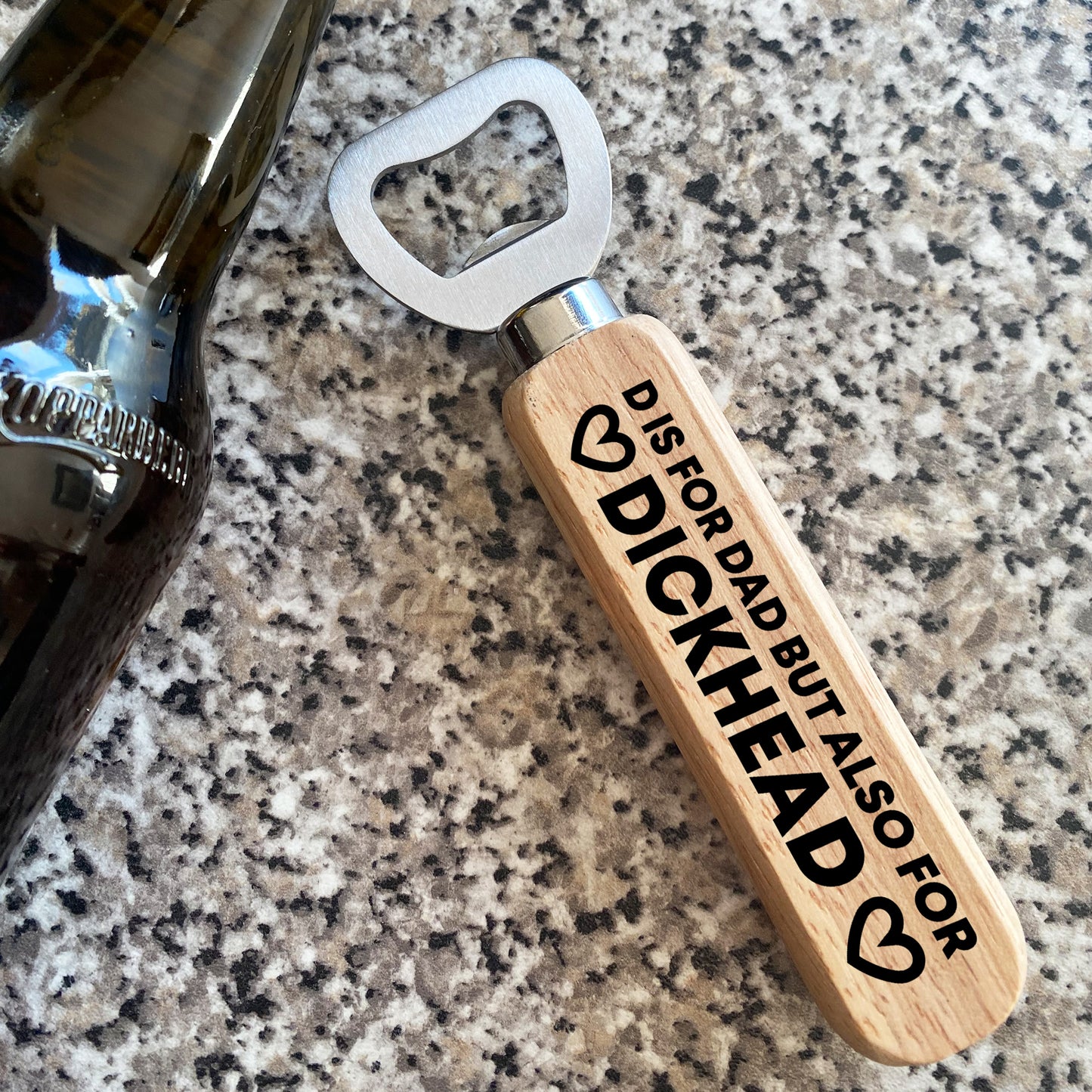 Funny Rude Bottle Opener Fathers Day Gift For Dad Novelty Dad