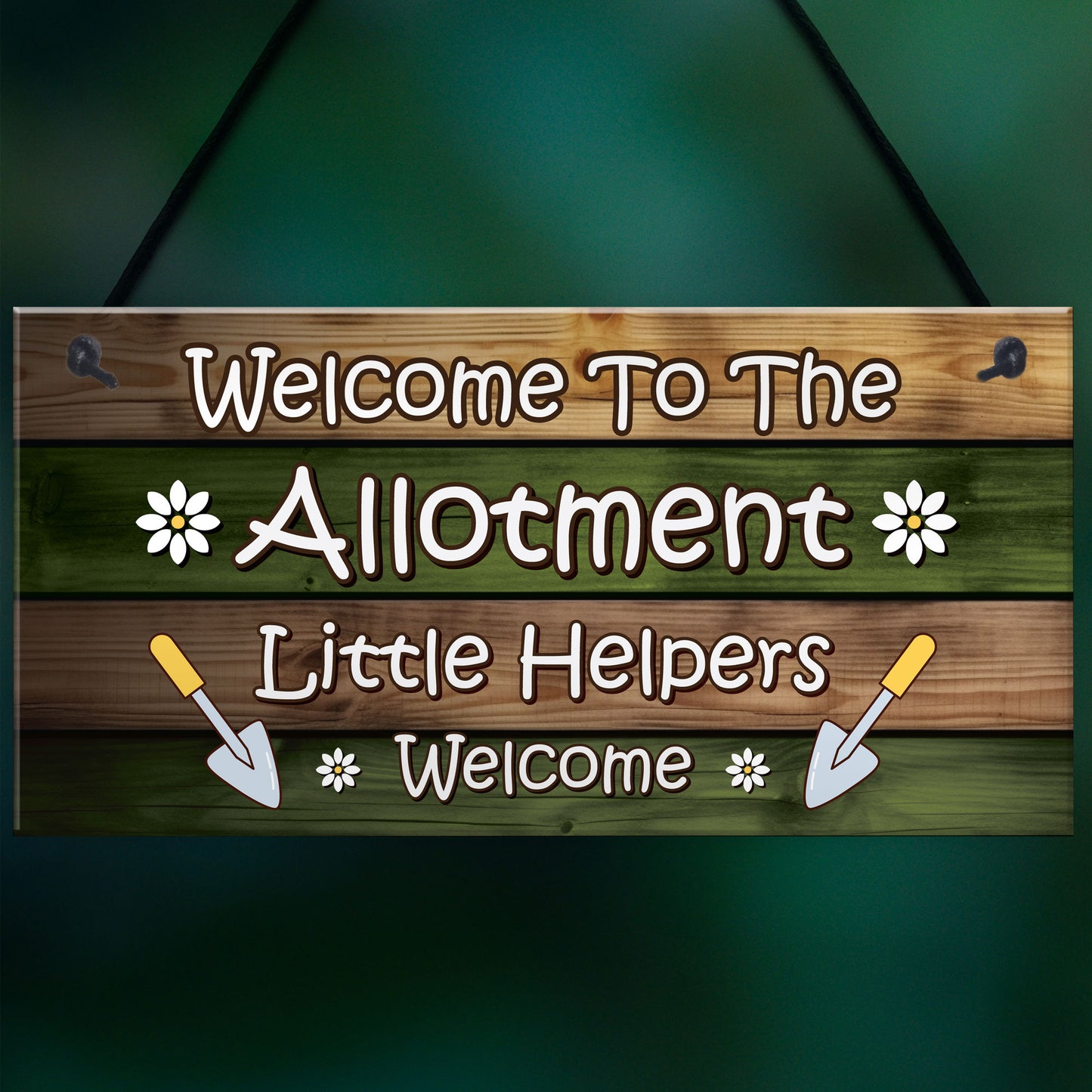 Allotment Sign Hanging Garden Shed Plaque Welcome Sign Gift