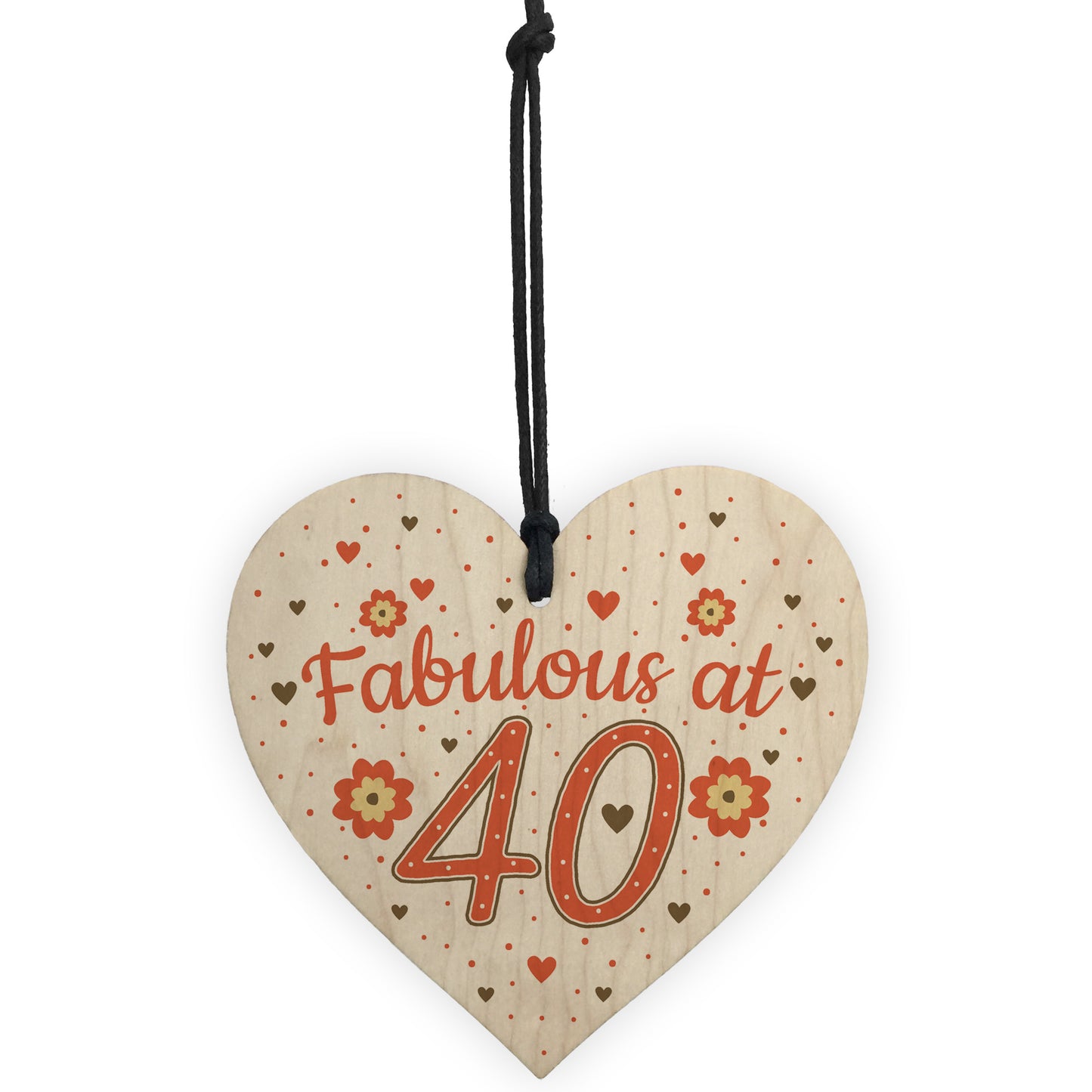 Fabulous At 40 50th 40th 60th Birthday Gifts For Women Men Heart