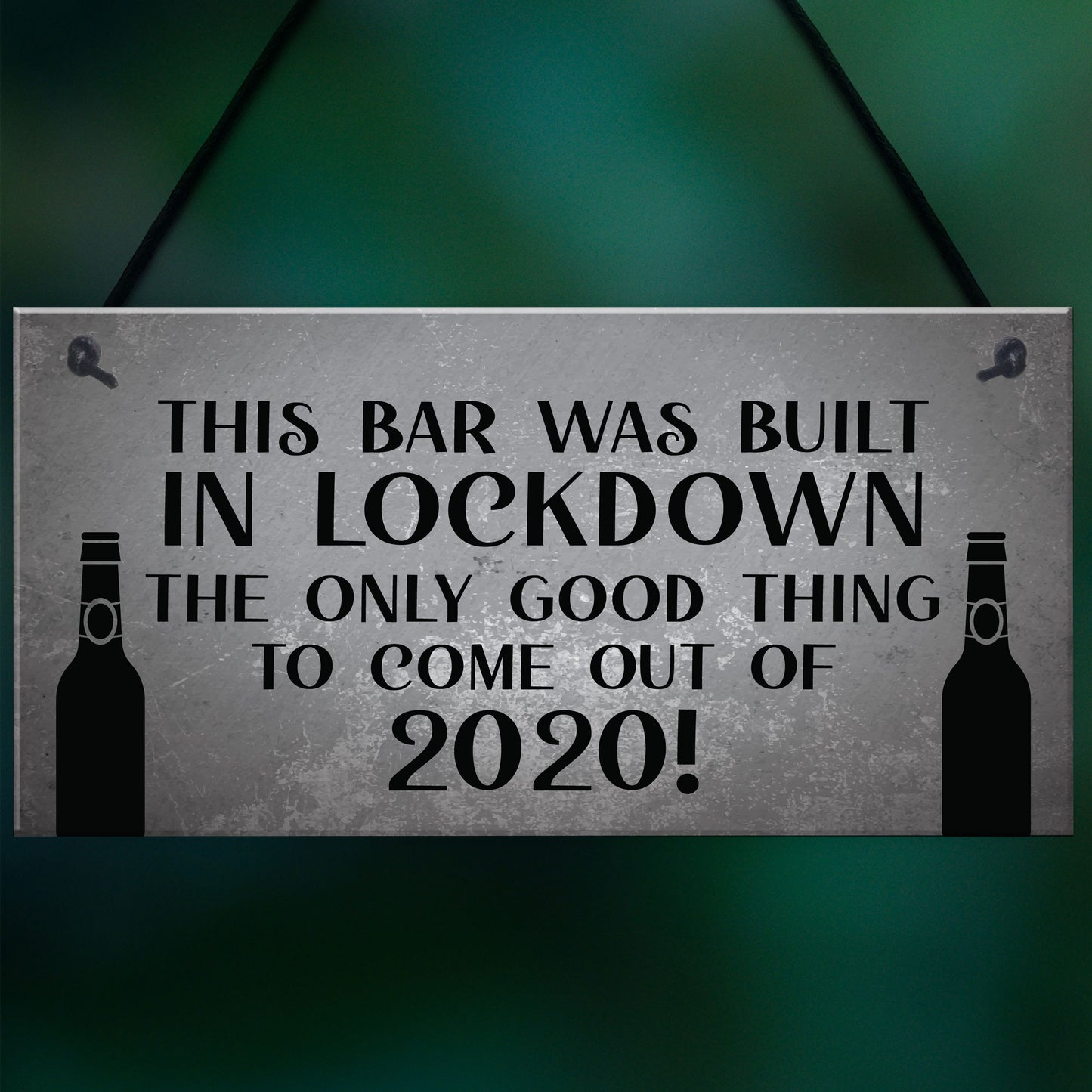 Lockdown Bar Built 2020 Funny Home Bar Sign Man Cave Shed Sign