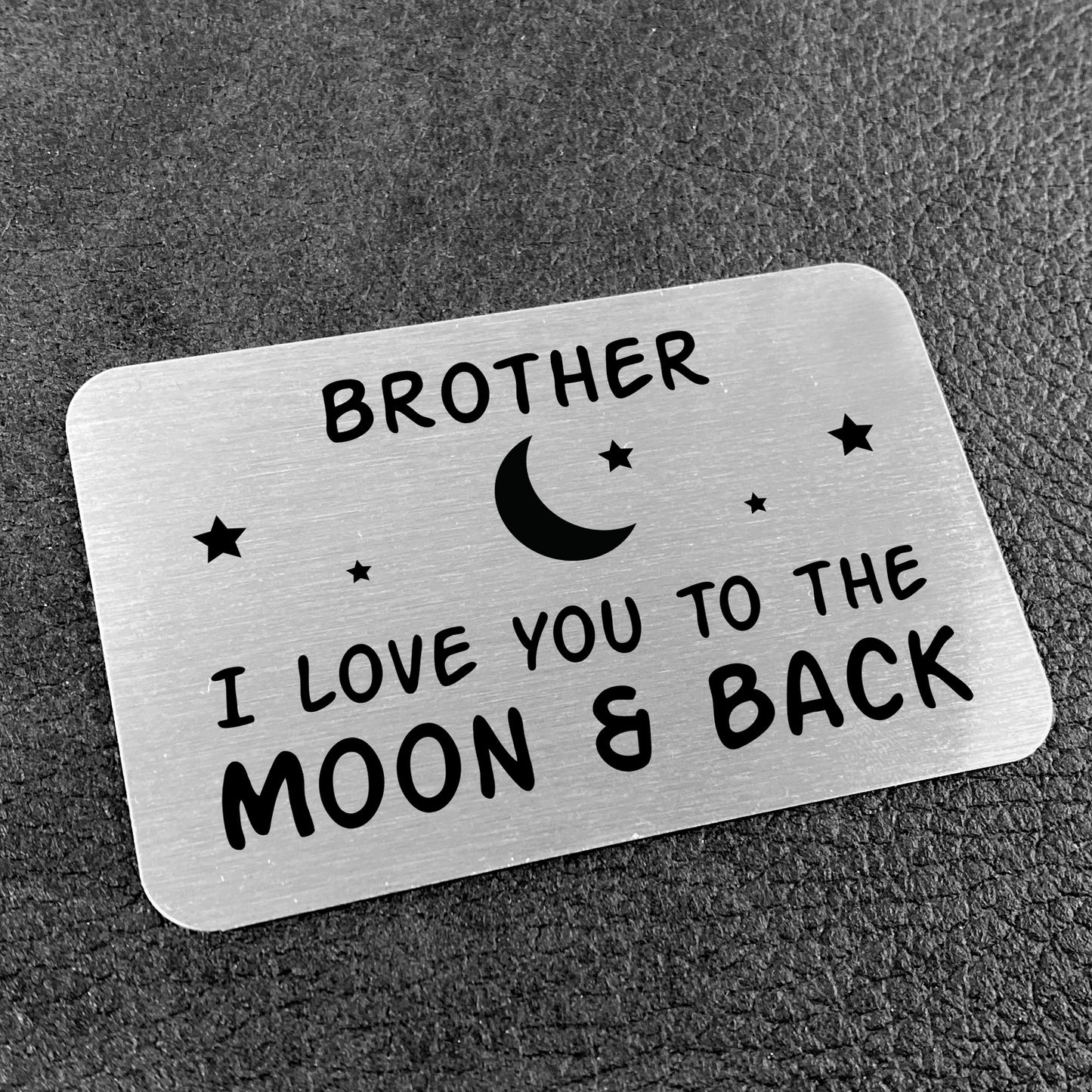 Novelty Gift For Brother Birthday Christmas Wallet Card Insert