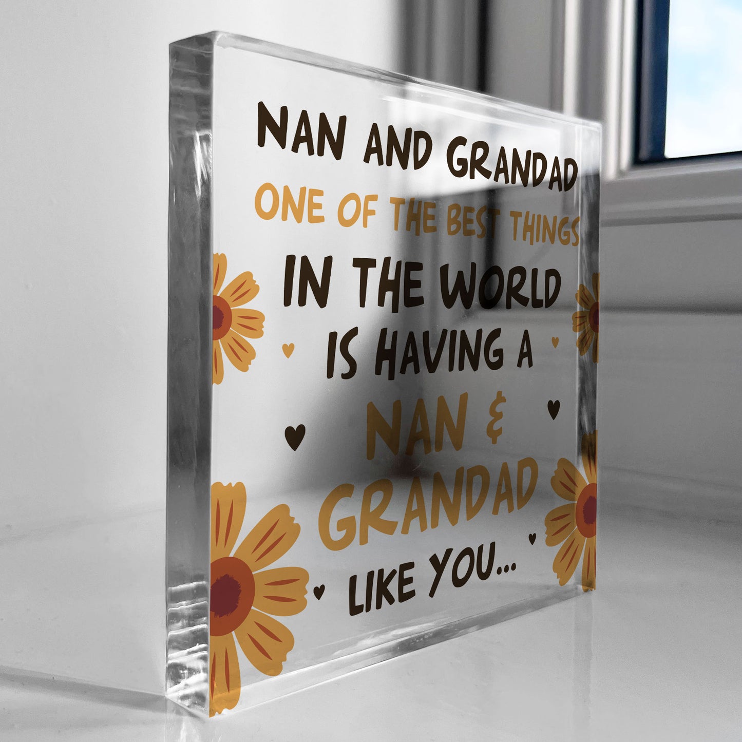 Nan And Grandad Sign Gift For Nan And Grandad Christmas Birthday