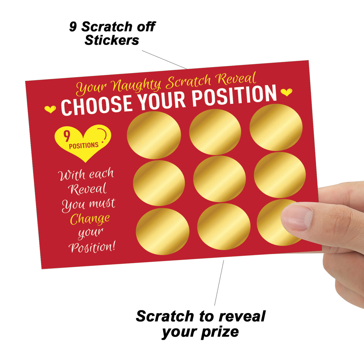 Funny Scratch Card Rude Valentines Anniversary Gift For Him