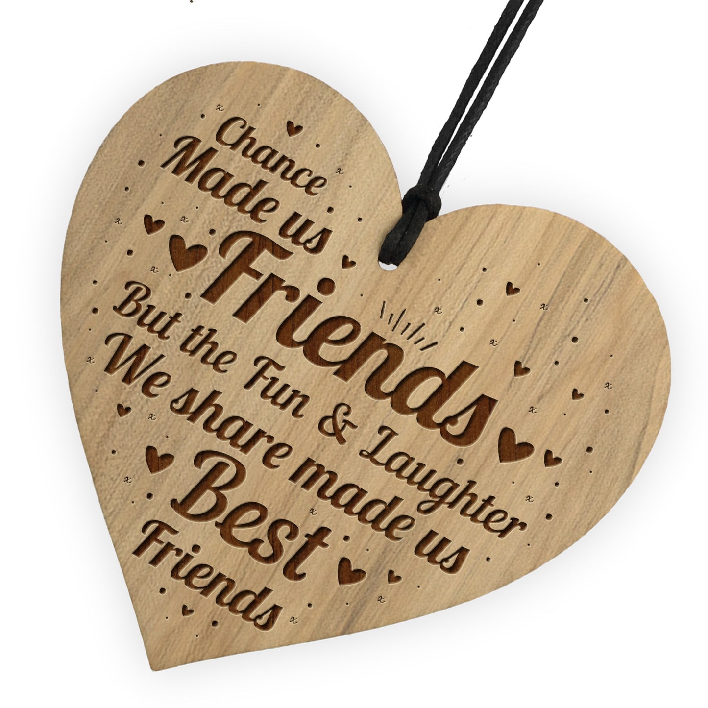 Friendship Plaque FRIENDSHIP SIGN Engraved Heart Best Friend