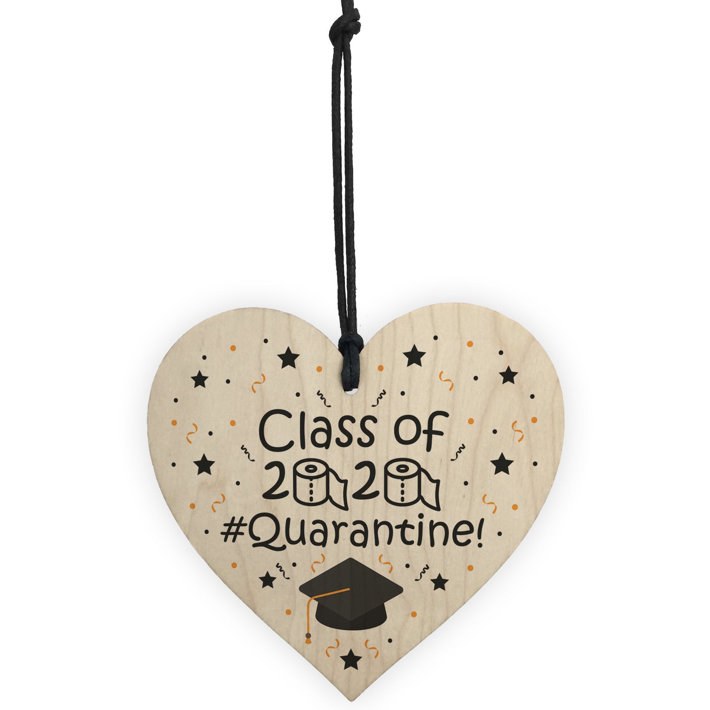 Funny Graduation Gift For Daughter Son Wood Heart Class Of 2020
