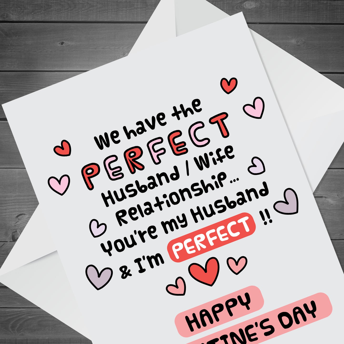 Funny Valentine's Day Card For Husband Joke Valentines Cards