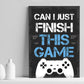 Boy Bedroom Wall Art Gamer Gift For Playstation Fan Dad Son Gift