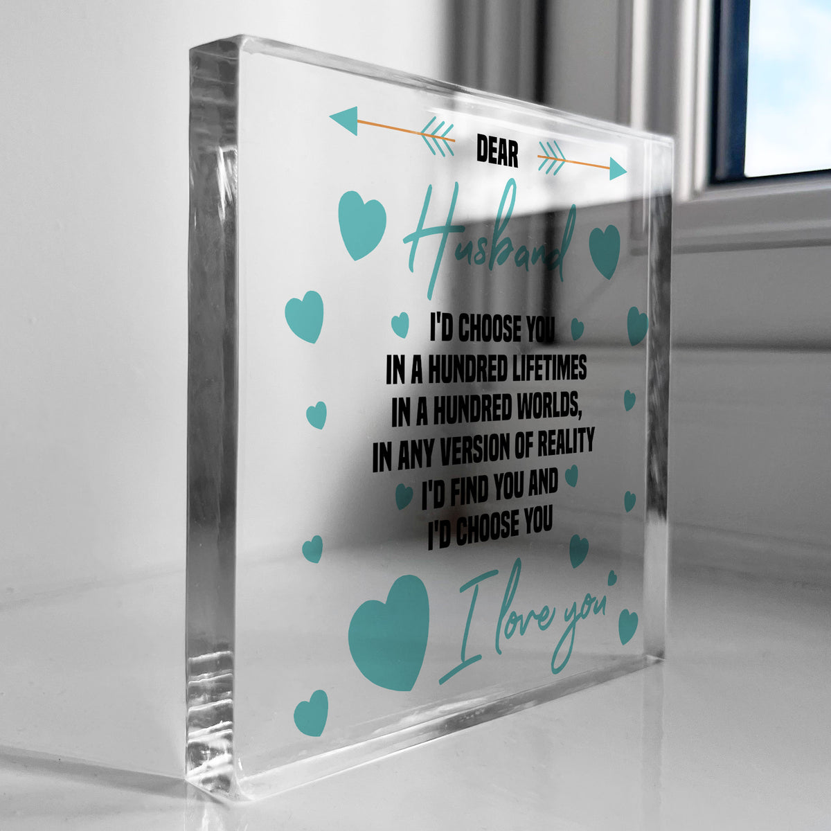 Gift for Husband Block Birthday Gift For Him Boyfriend Gifts