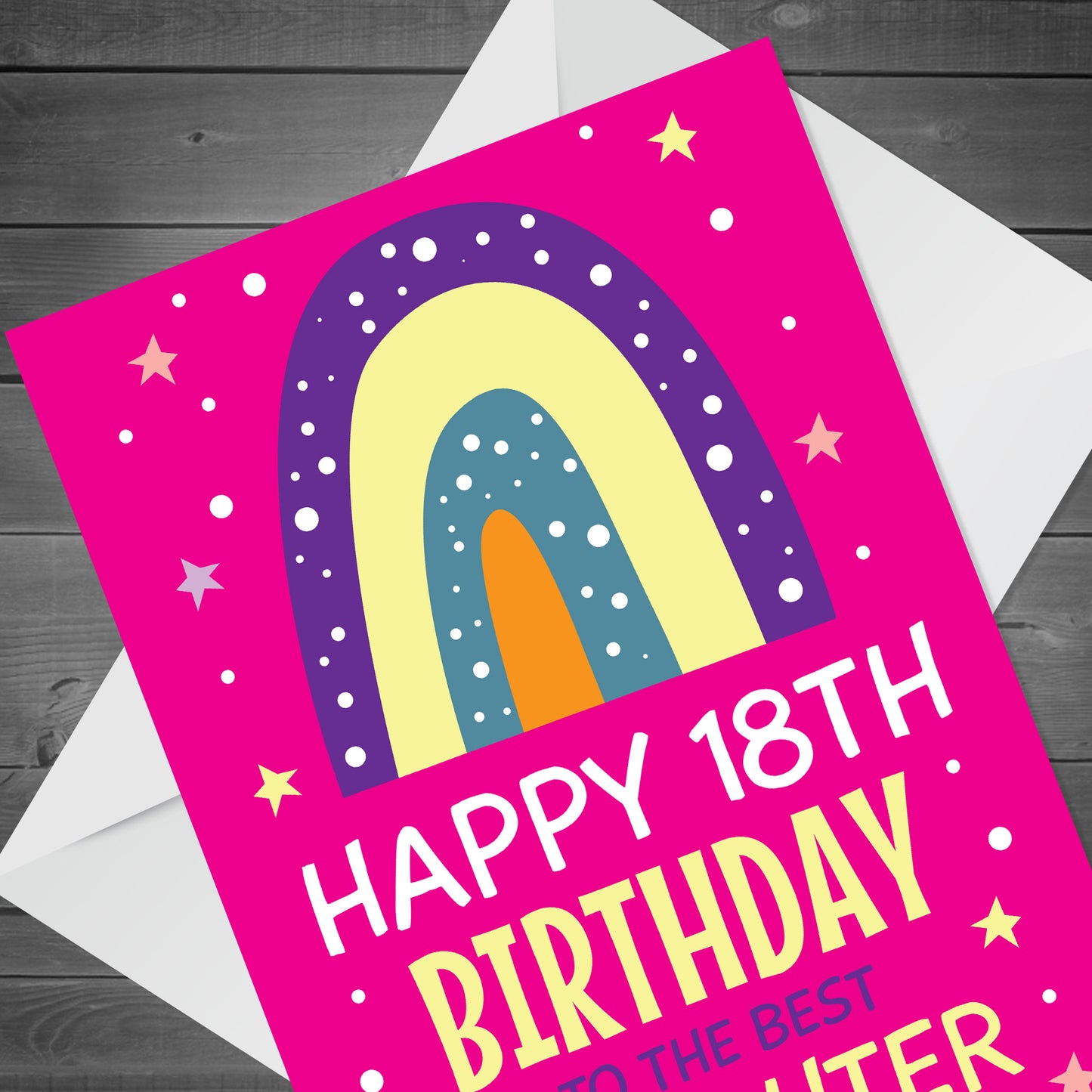 Happy 18th Birthday Card BEST DAUGHTER From Mum And Dad Daughter