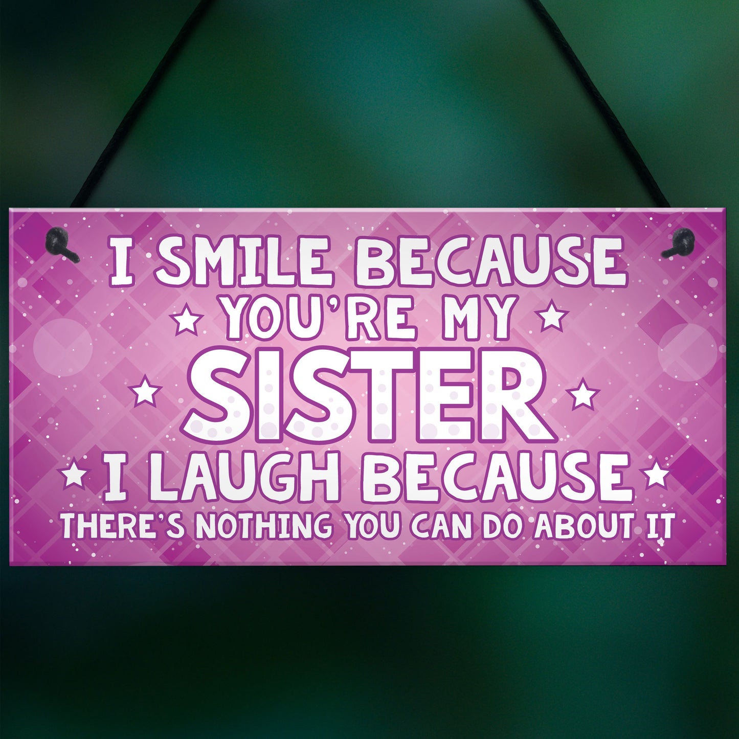 Funny Sister Plaque Gift For Sister Sign Funny Gift For Her