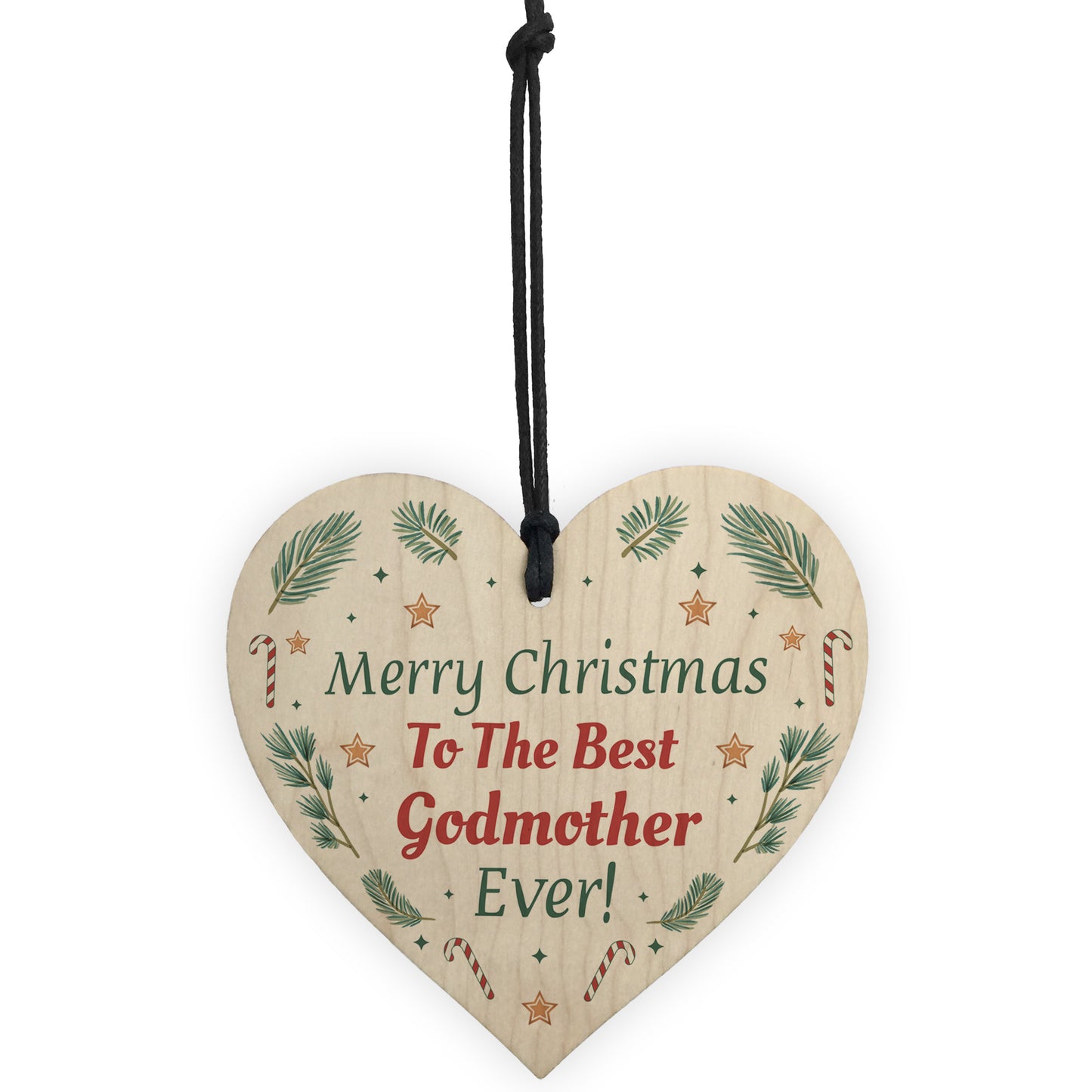 Godmother Gift For Christmas Heart Godparent Christening Gift